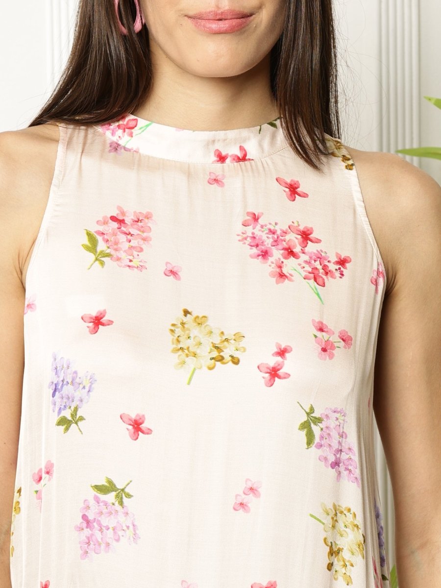 Halter neck Satin Dress For Women