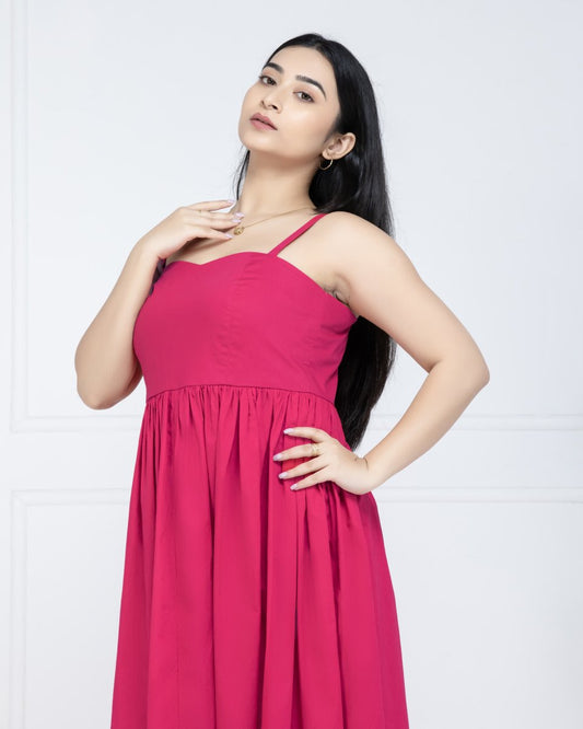 Rose Charm Maxi Dress For Women