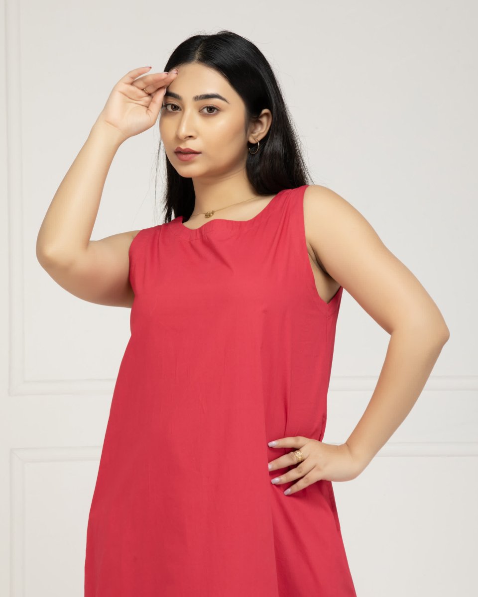 Fuchsia Glow Maxi Dress For Women