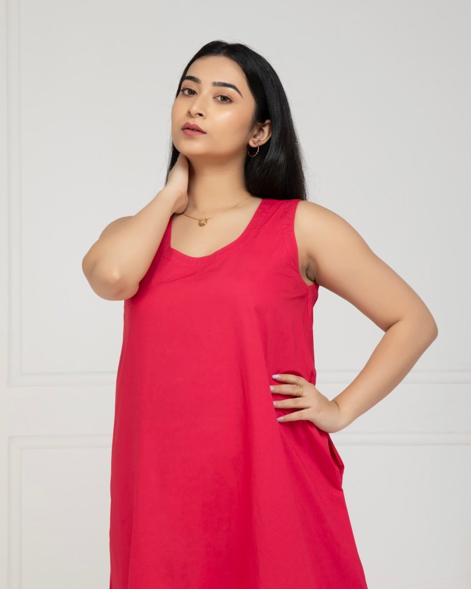 Pink Bloom Maxi Dress For Women