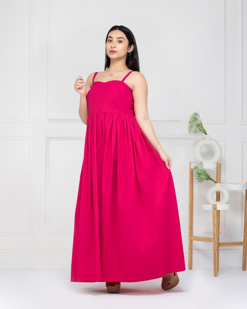 Rose Charm Maxi Dress For Women