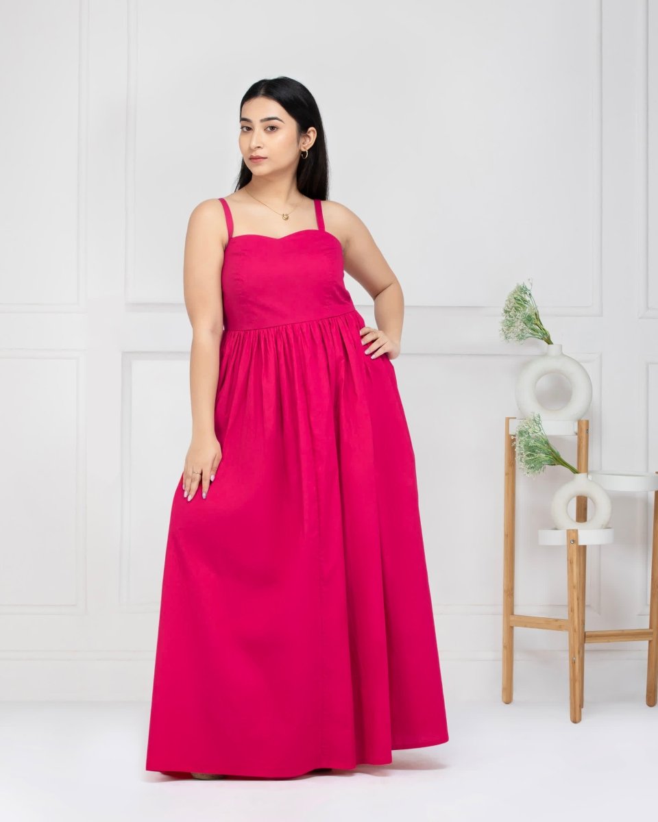 Rose Charm Maxi Dress For Women