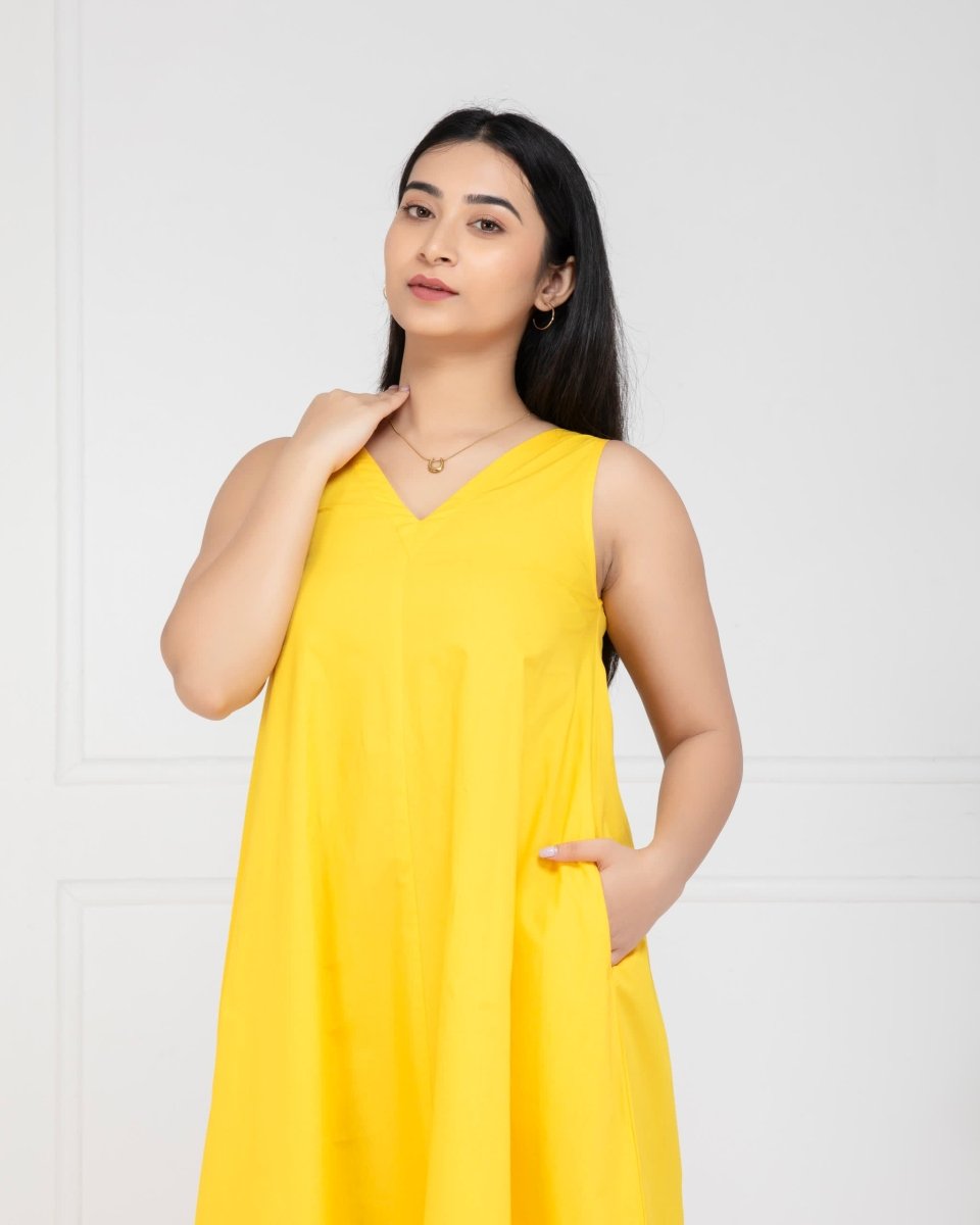 Women Sundrop Cotton Maxi Dress